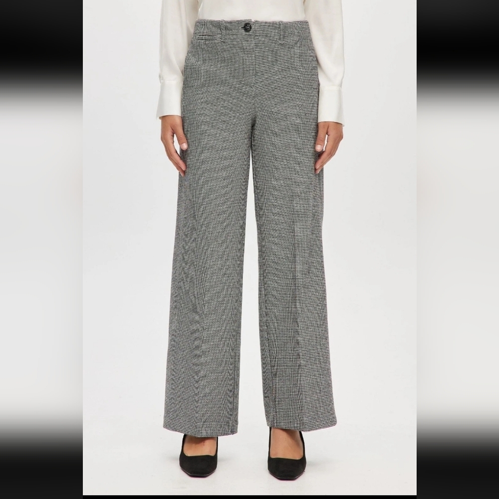 Hilary Radley Women's Front Slash Pockets Stretch Brushed Pants, New - Picture 2 of 8